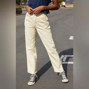 Brandy Melville John Galt Tammy Off White Carpenter High Rise Pants